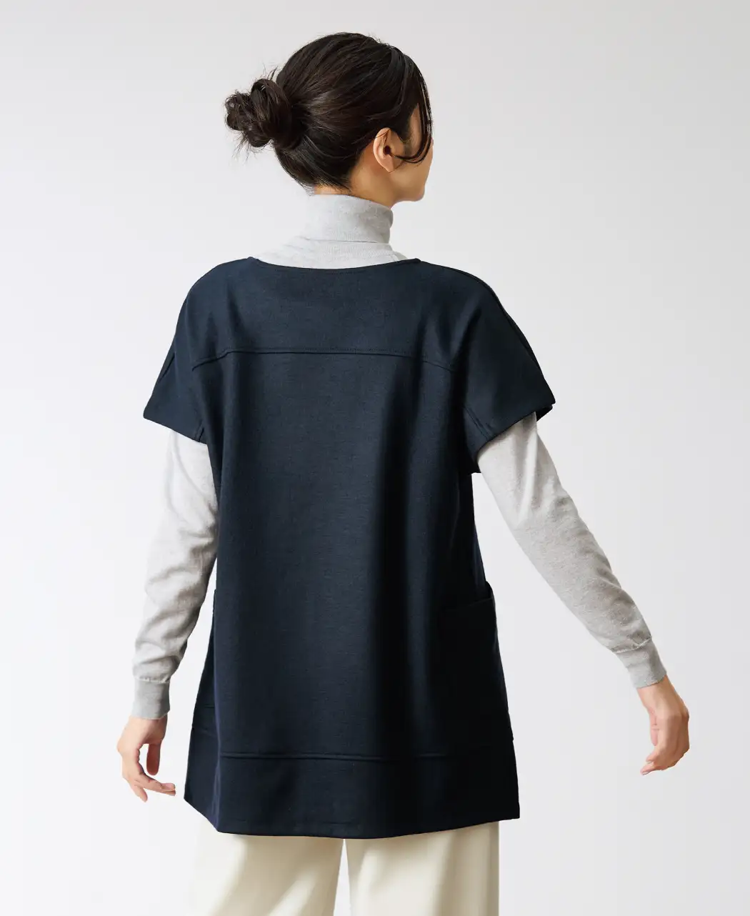 通販生活®圧縮ウールのチュニックベスト｜【公式】カタログハウスの