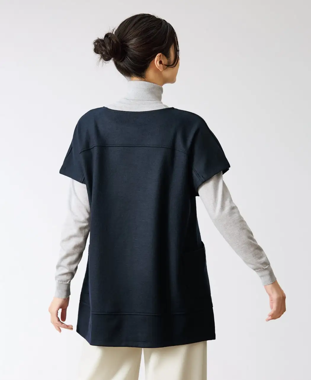 圧縮ウールのチュニックベスト3