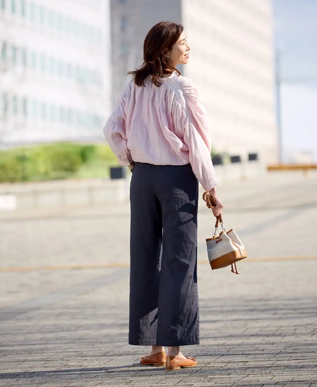 ストレッチガーゼイージーパンツ2