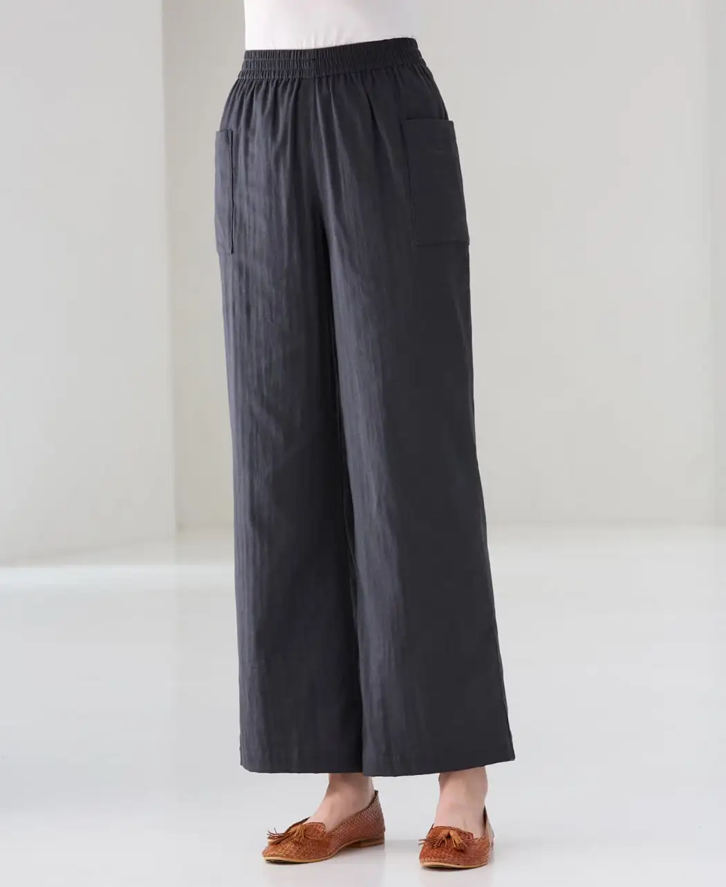 ストレッチガーゼイージーパンツ1