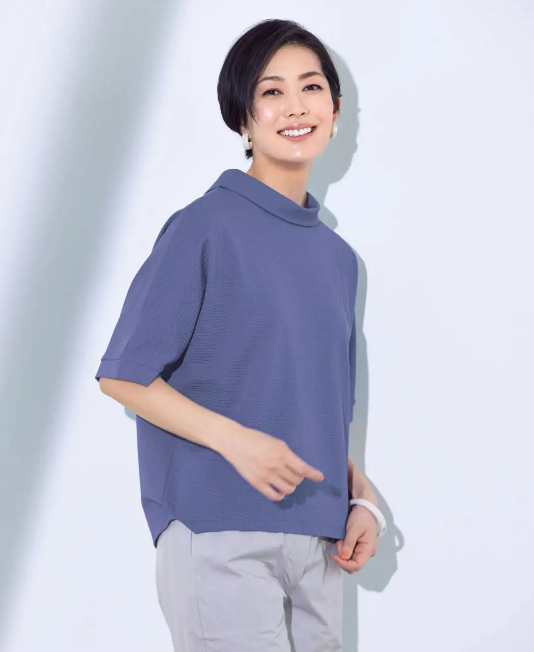 通販生活®オフタートルカットソー｜【公式】カタログハウスの通販サイト