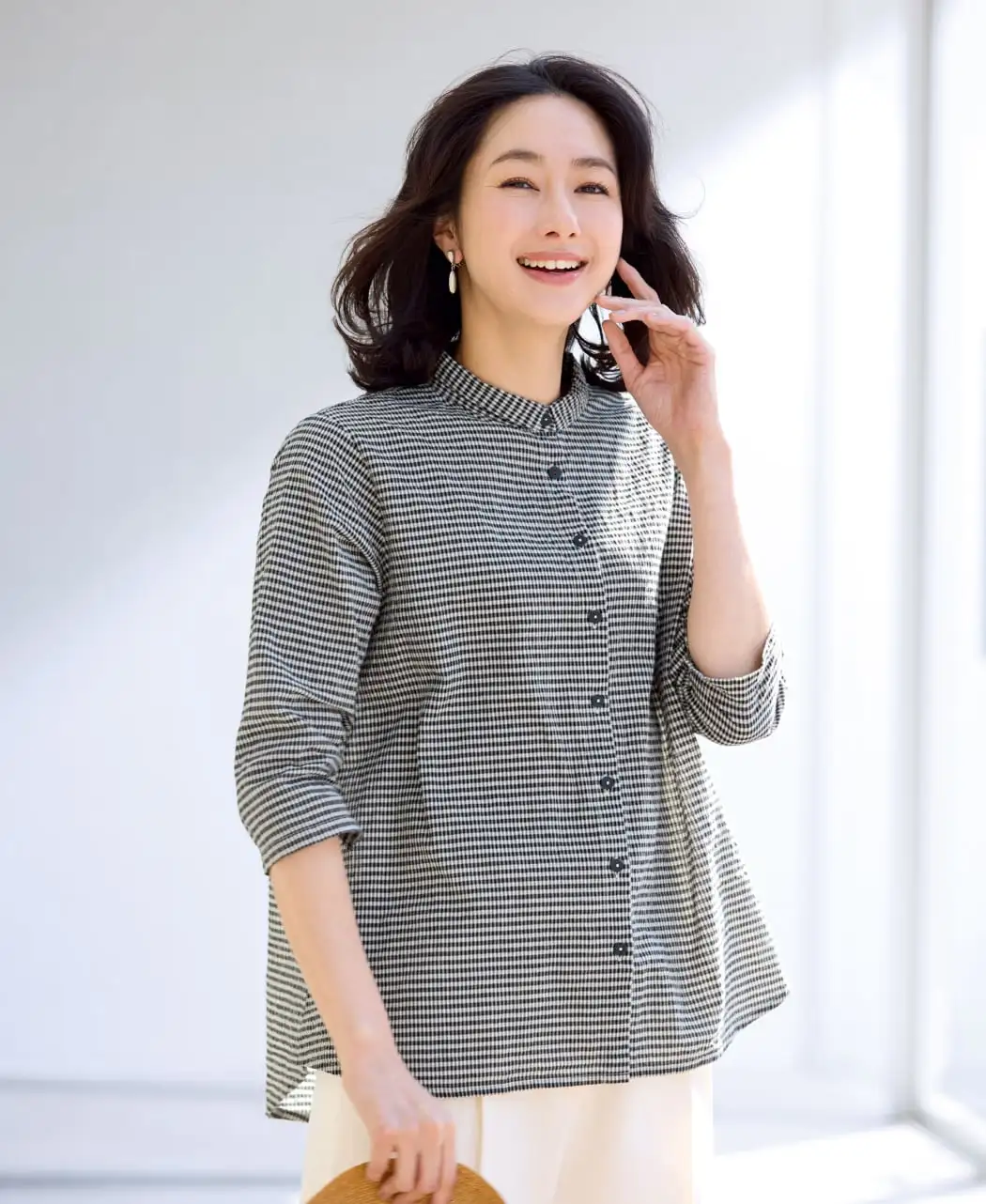 エアリーコットンブラウス0