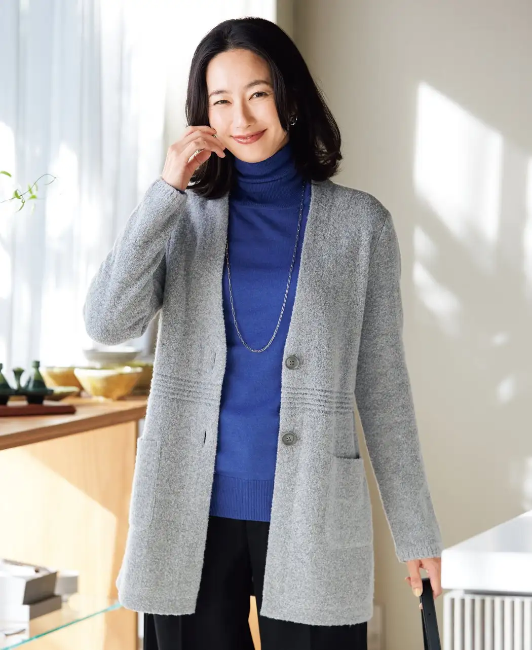 ニットコーディガン0