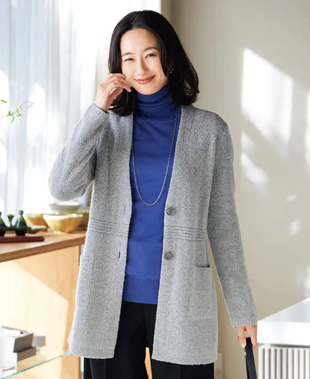 ニットコーディガン0