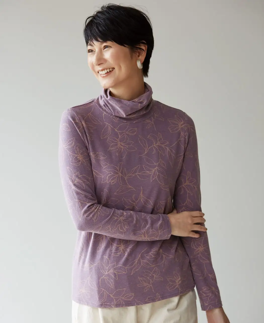 スエード調カットソー6