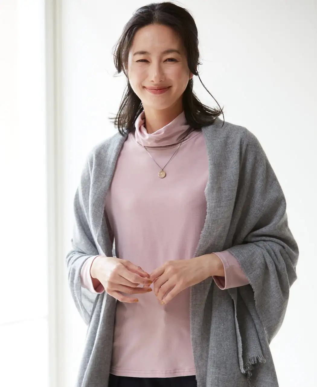 スエード調カットソー10