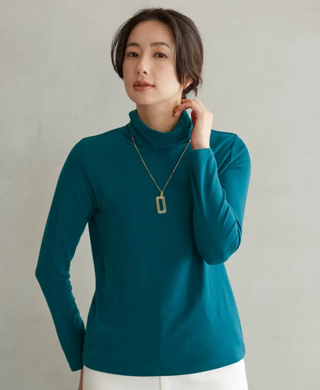 スエード調カットソー8