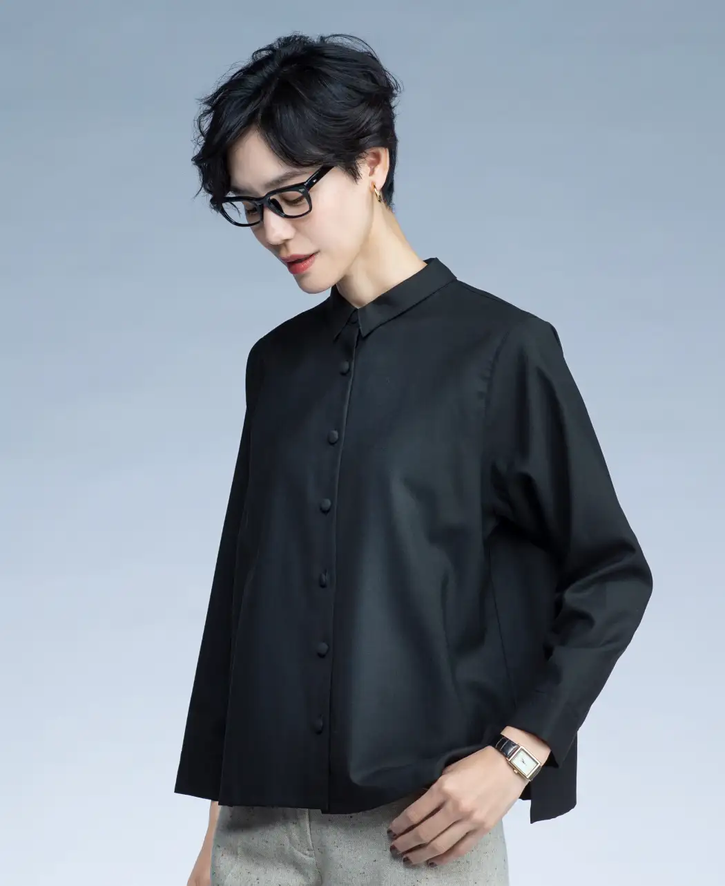 尾州ウールのシャツジャケット1