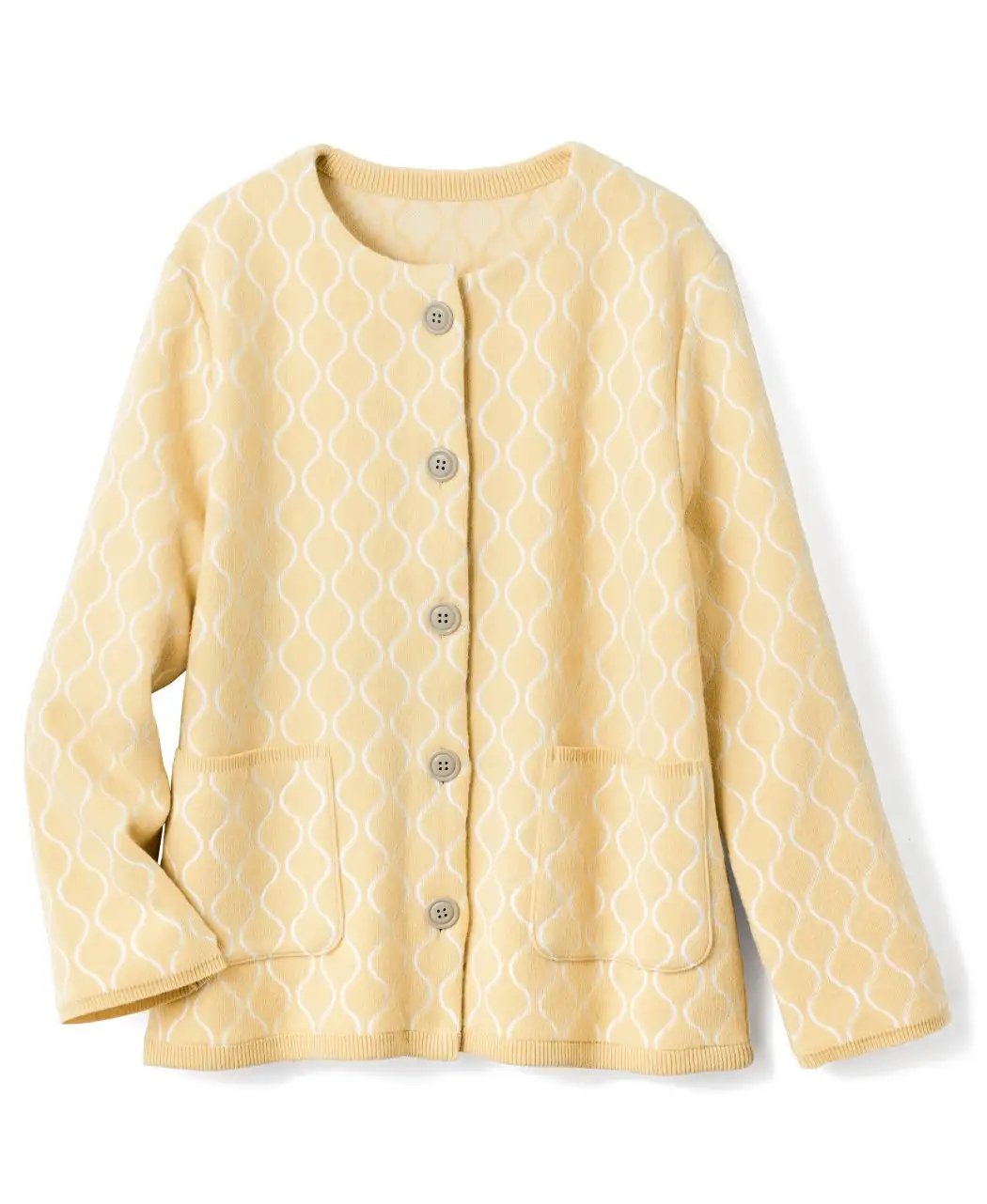 フラスコ柄ニットジャケット5