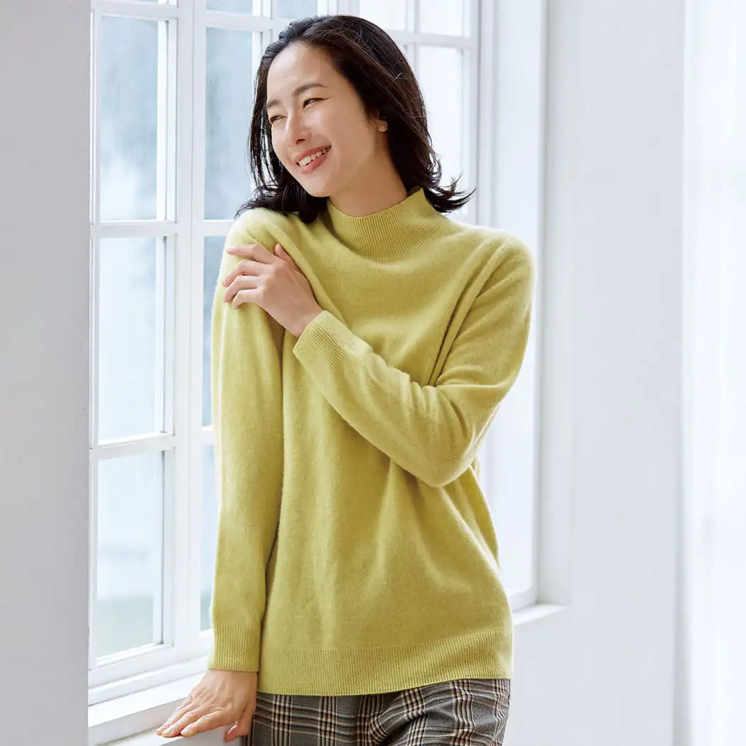 定価10万　BIBLIOTHECA (ビブリオテカ) ベビーカシミア　セーター 定価10万 BIBLIOTHECA (ビブリオテカ) ベビーカシミア セーター - メルカリ