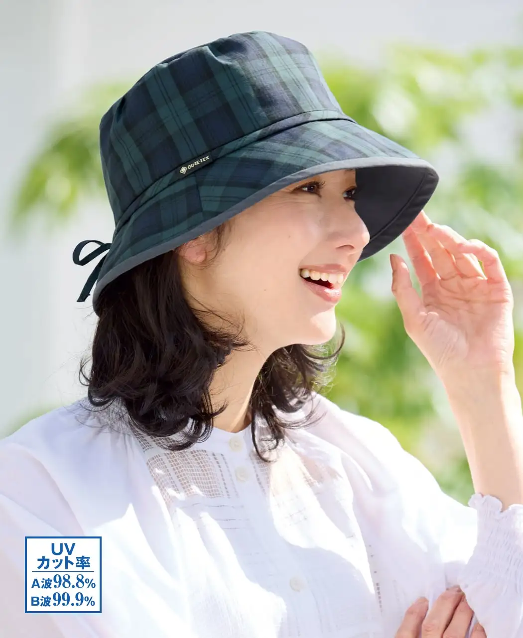 晴雨兼用手のひら帽子0