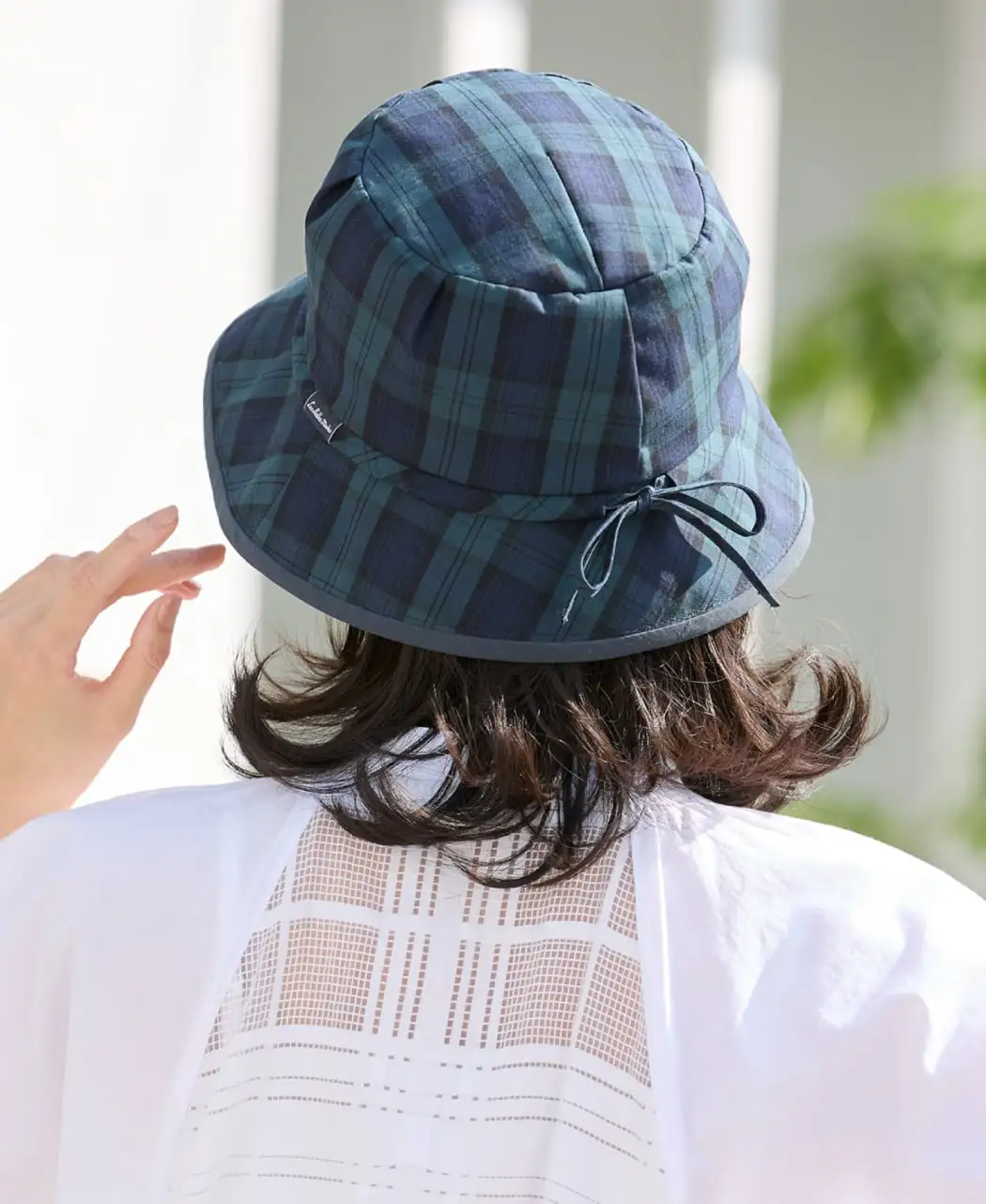 晴雨兼用手のひら帽子5