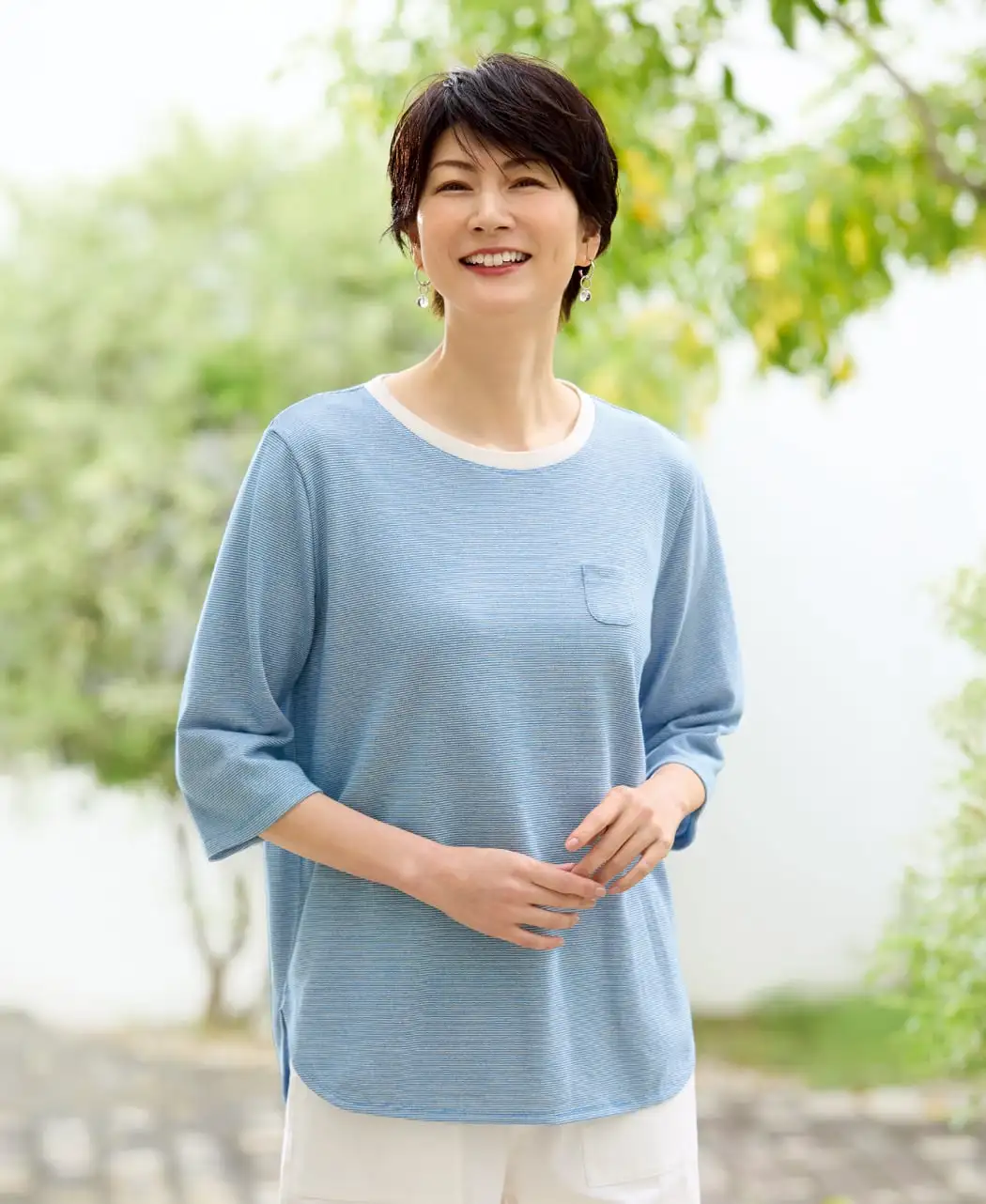 再生和紙のTシャツ1