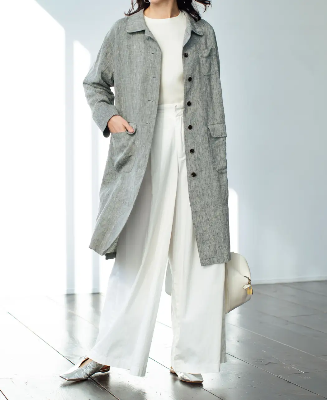 フレンチリネンコート2