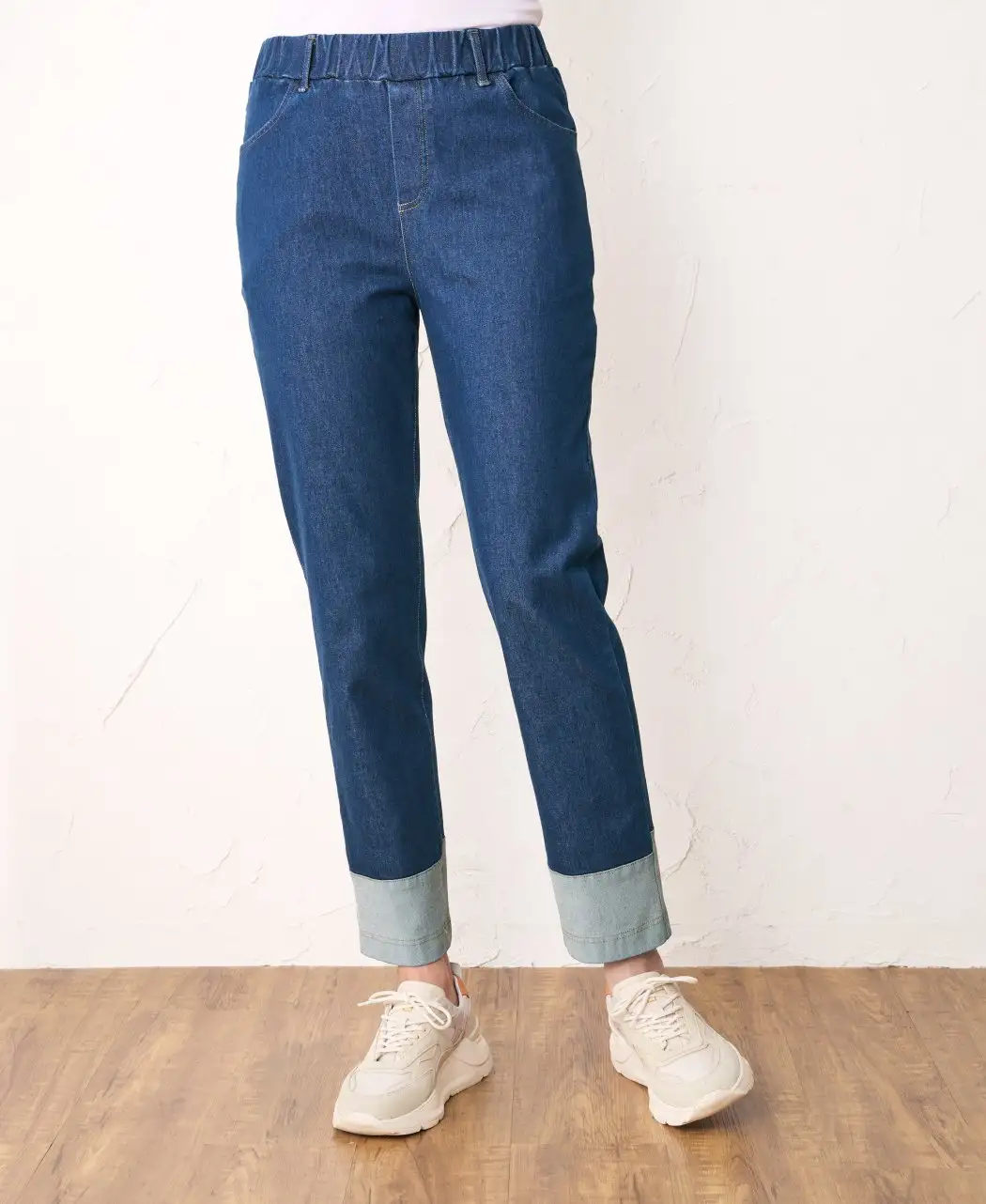 ISKO裾折り返し風デニム6