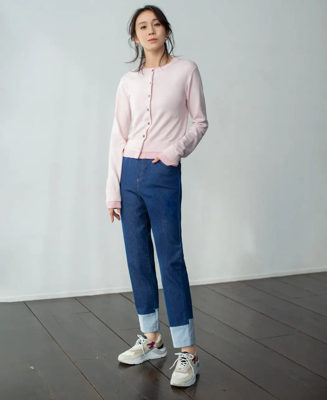 ISKO裾折り返し風デニム5