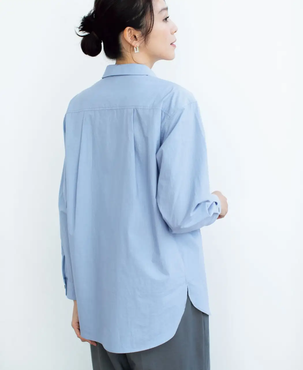 近江晒のコットンシャツ2