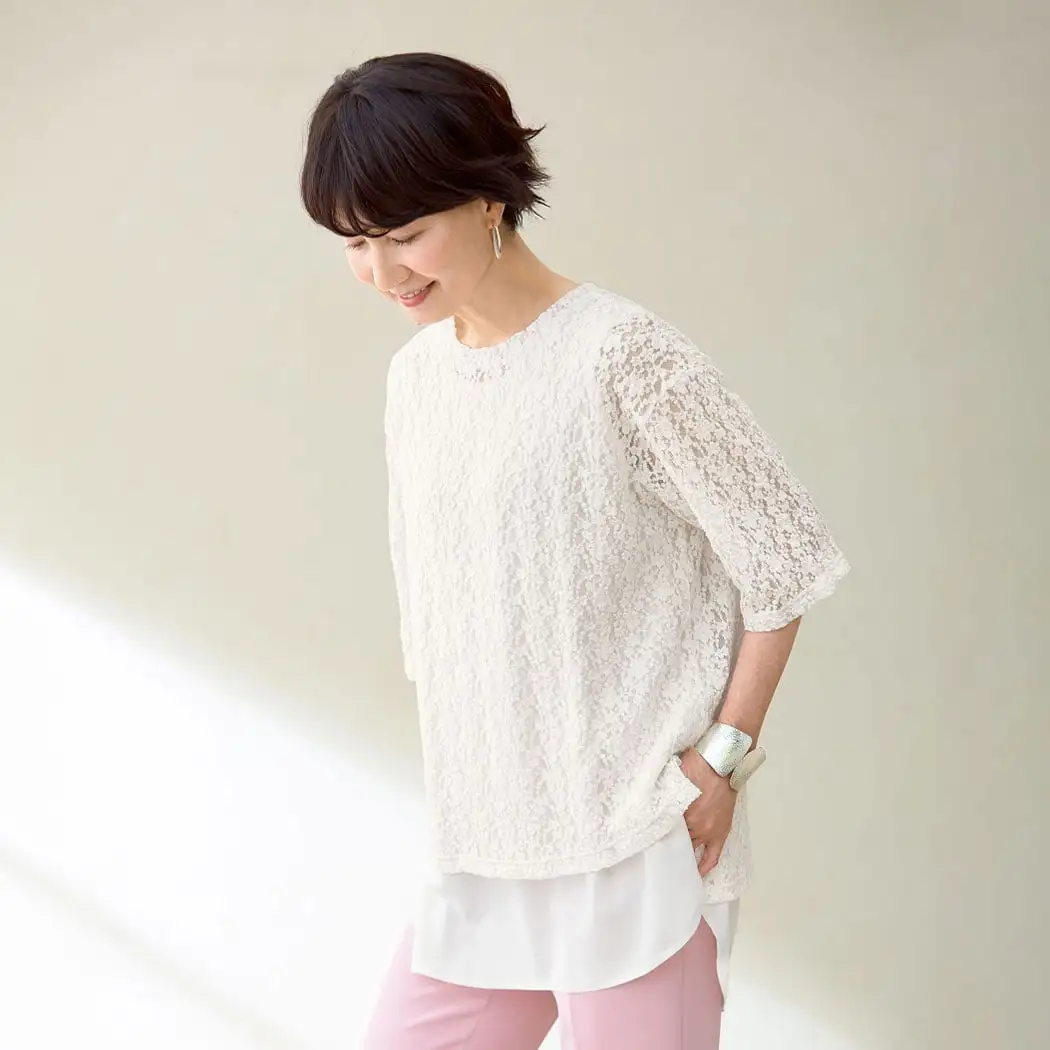 画像：レースニットアンサンブル