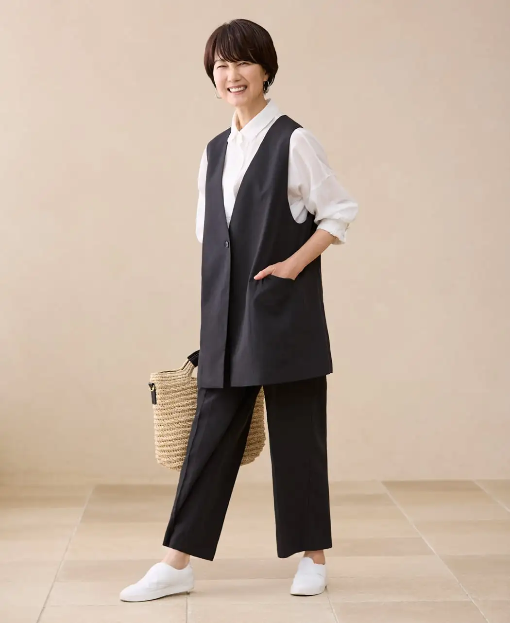 セットアップジレ&パンツ1