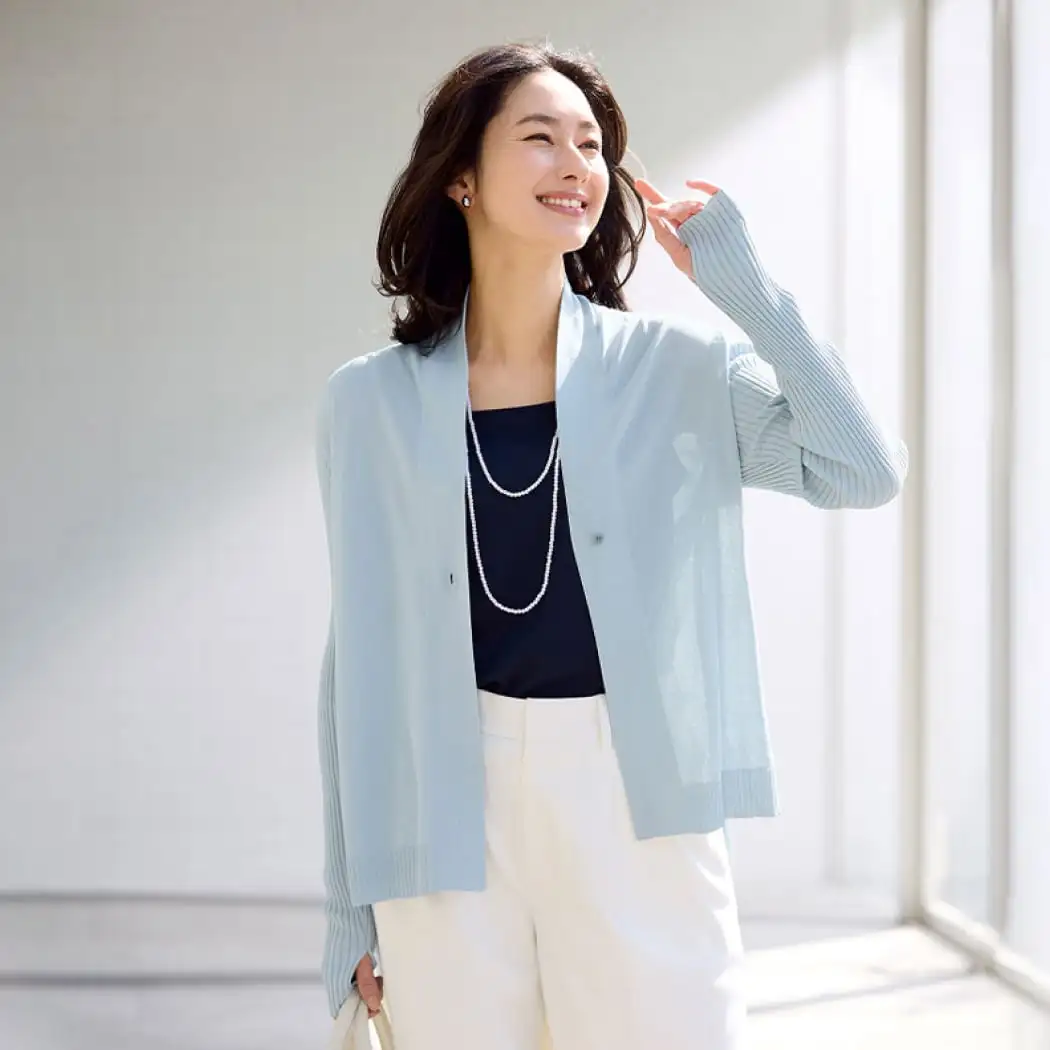 画像：さら風ボレロカーディガン