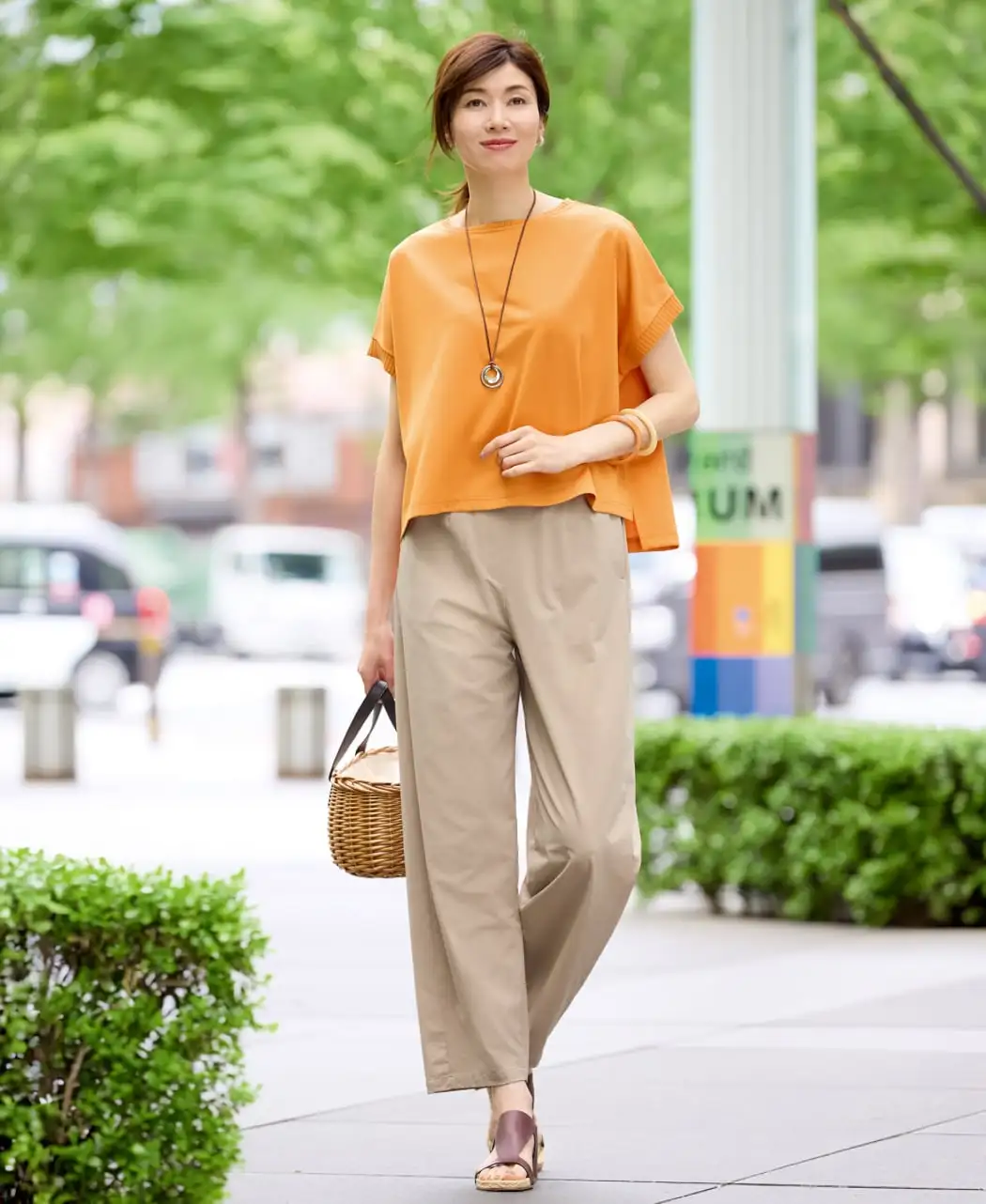 メッシュカーブパンツ1