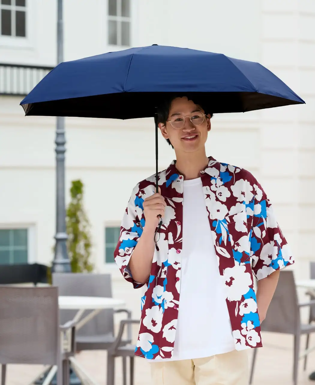 男の晴雨兼用日傘1