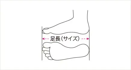 サイズ（足長）