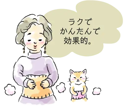 ラクでかんたんで効果的。