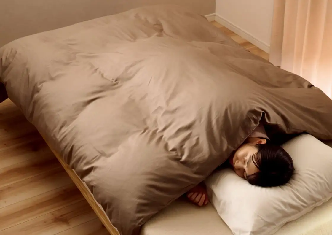 画像：2枚合せ羽毛布団『モスコビー』