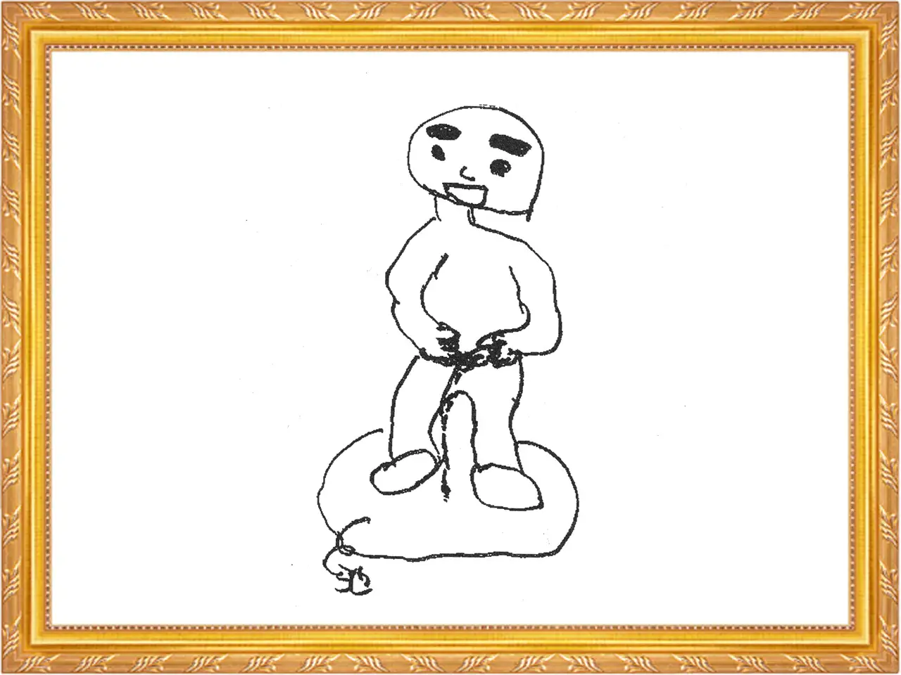 お題：小便小僧イメージ03