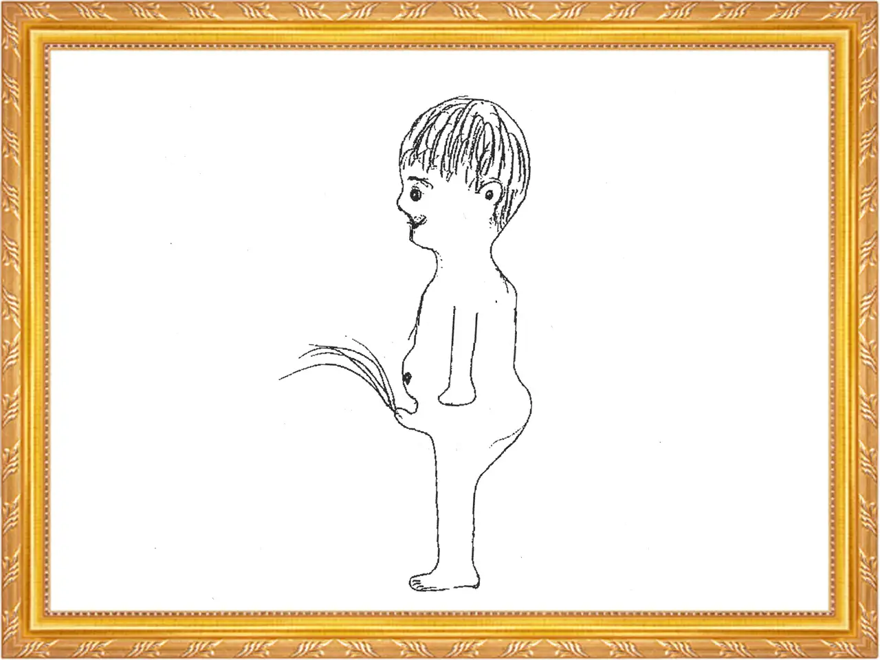 お題：小便小僧イメージ04