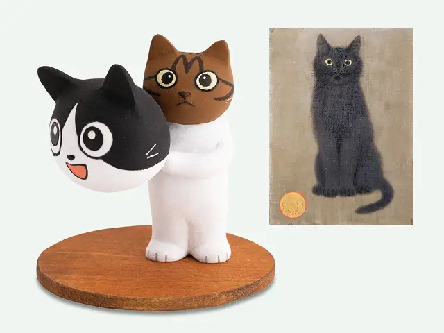 第4回「漆造形と猫絵画」 妻・えのきえみさん、夫・榎 俊幸さん イメージ