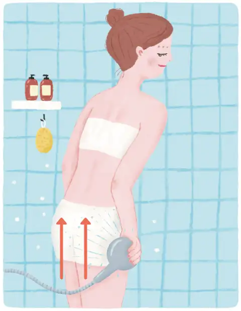 お尻マッサージイメージ