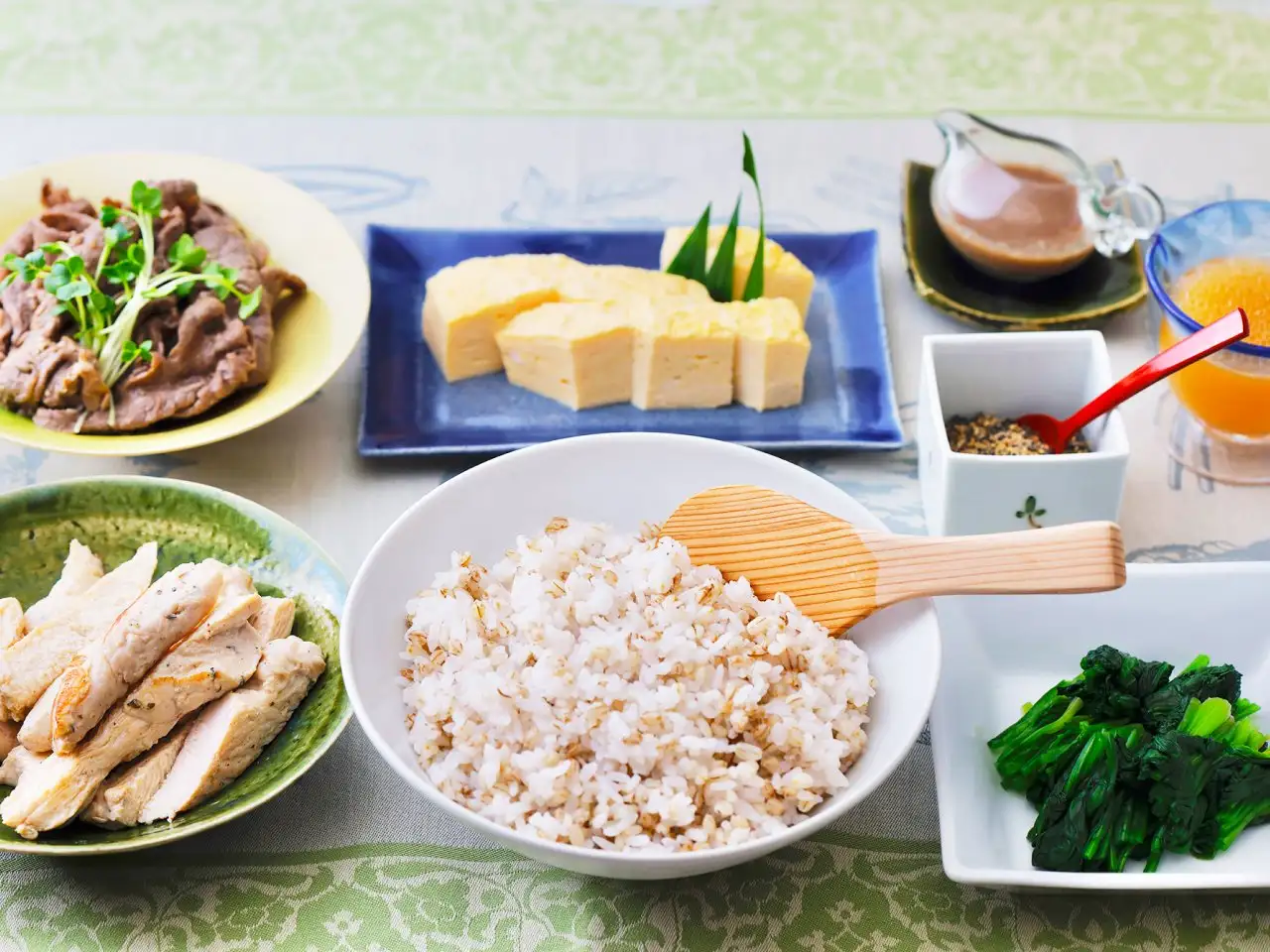 トッピング麦ごはん イメージ