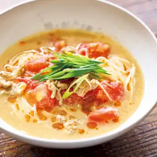 トマトの味噌にゅうめん イメージ