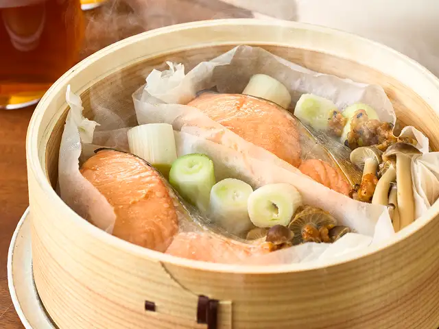 鮭と七味味噌蒸し イメージ