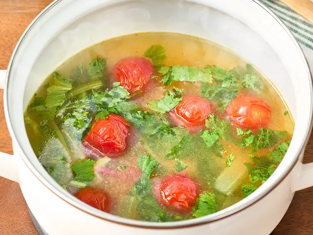 セロリとトマトのスープ イメージ