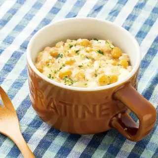 エンドウ豆のリゾットスープ イメージ