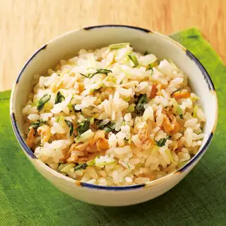 青菜じゃこごはん イメージ