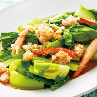 チンゲンサイのかにあんかけ イメージ