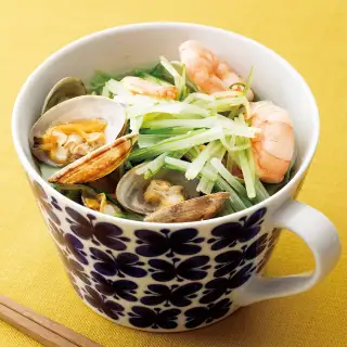 マグカップで深川鍋 イメージ