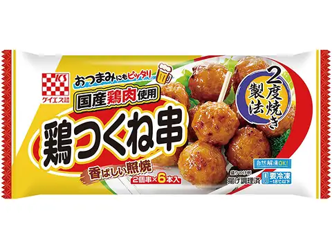 国産鶏 鶏つくね串（照焼）（ケイエス冷凍食品） イメージ