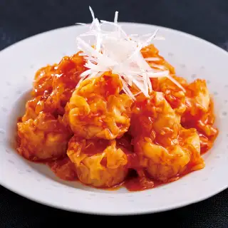 冷凍えびシューマイで「えびシューマイのチリソース」 イメージ