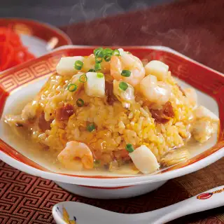 冷凍炒飯＆シーフードミックスで「海鮮あんかけ炒飯」 イメージ