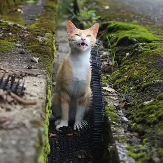トゲトゲが嫌すぎるネコ　　tzkrsatoruさん