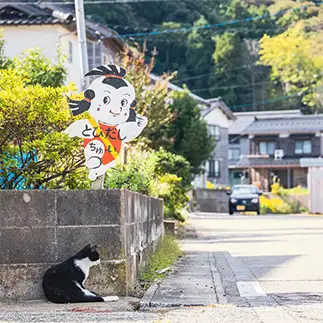 交通安全ポスターすぎるネコ　　nyansphotoさん