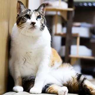 ボス感が強すぎるネコ　　からすさん