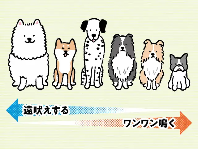 よく吠える犬とそうでもない犬がいるのはなぜ？ イメージ